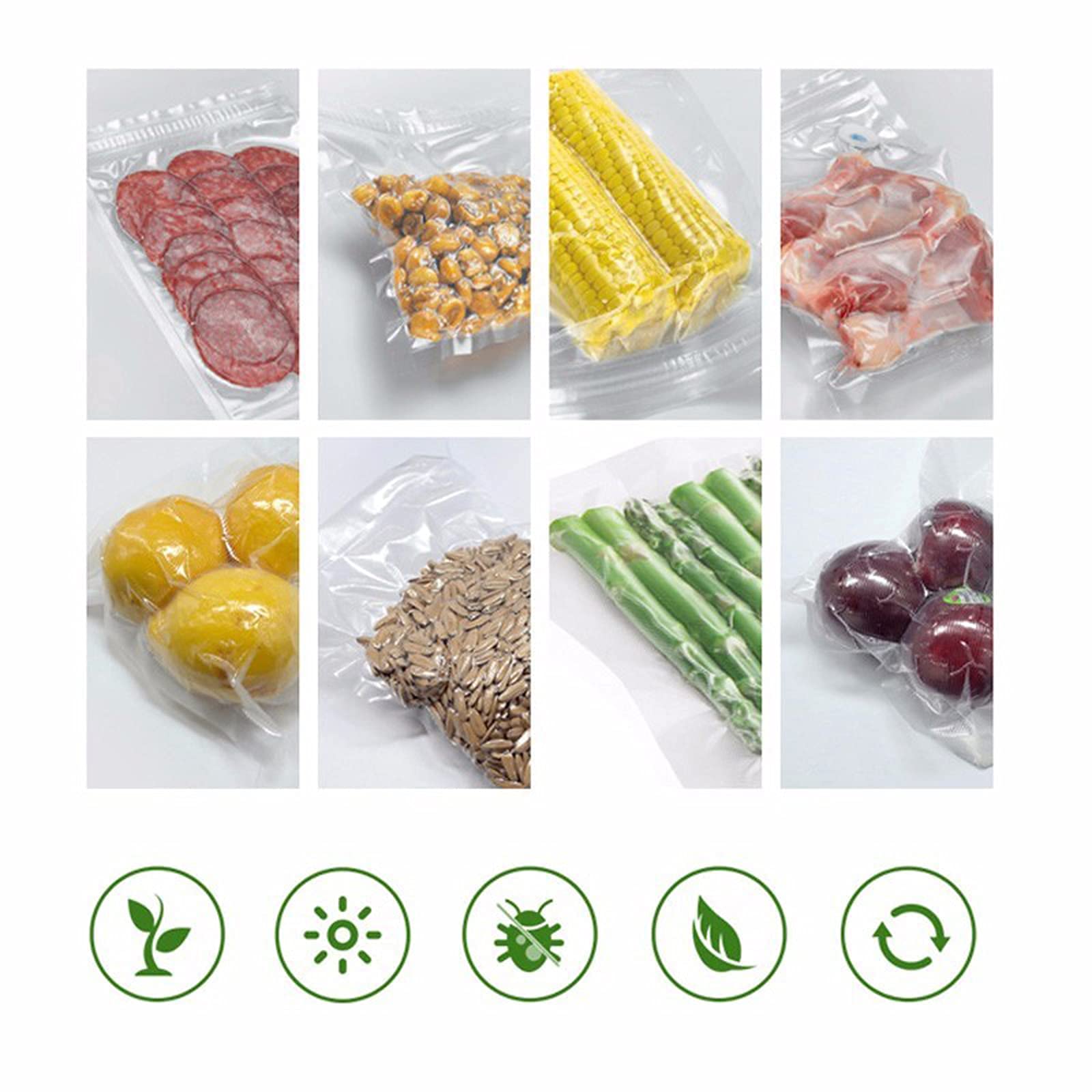 Premium Vacuum Sealer Bags Rolls 2-Pack (6.7