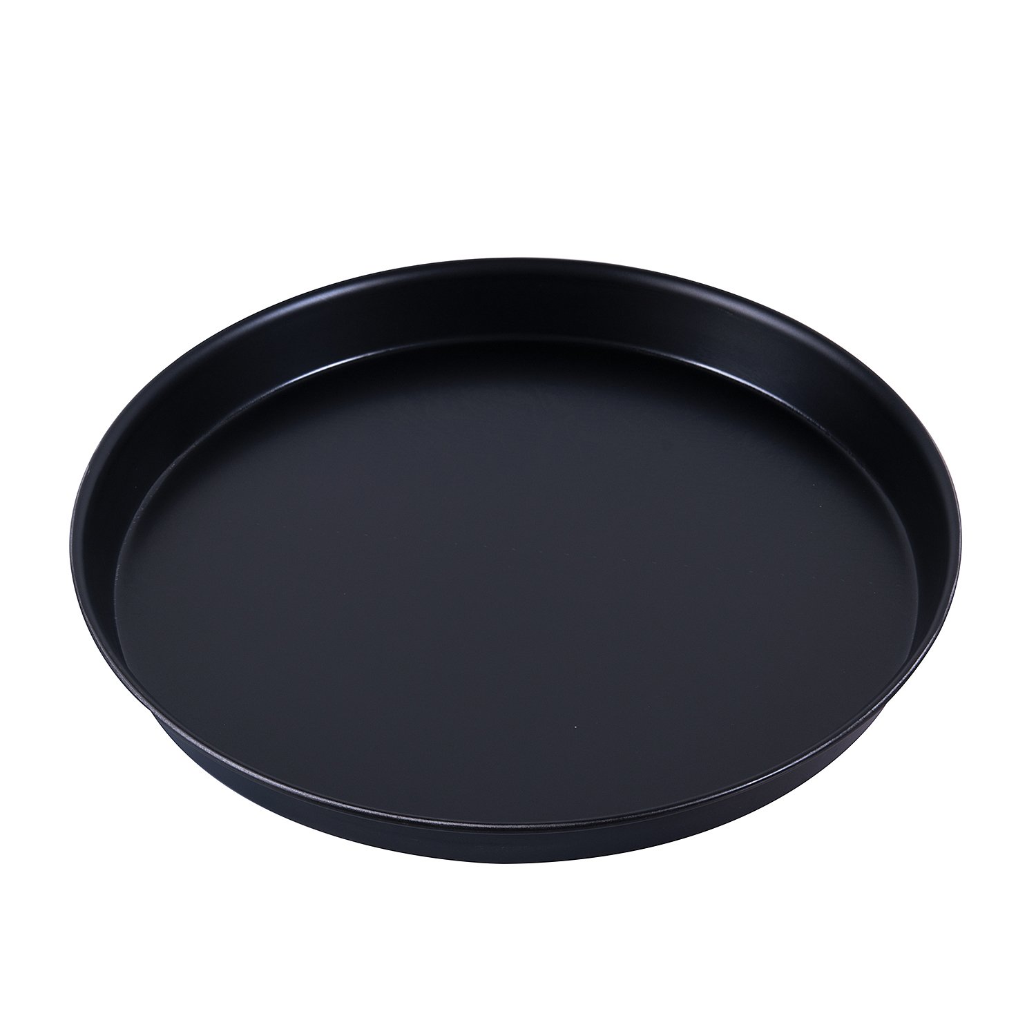 11740-24 Blue Iron Pizza Pan 24 cm - Heavy Duty Non-Stick Baking Pan for Homemade Pizza, Bread & Desserts - Perfect for Oven, Grill & Outdoor Cooking