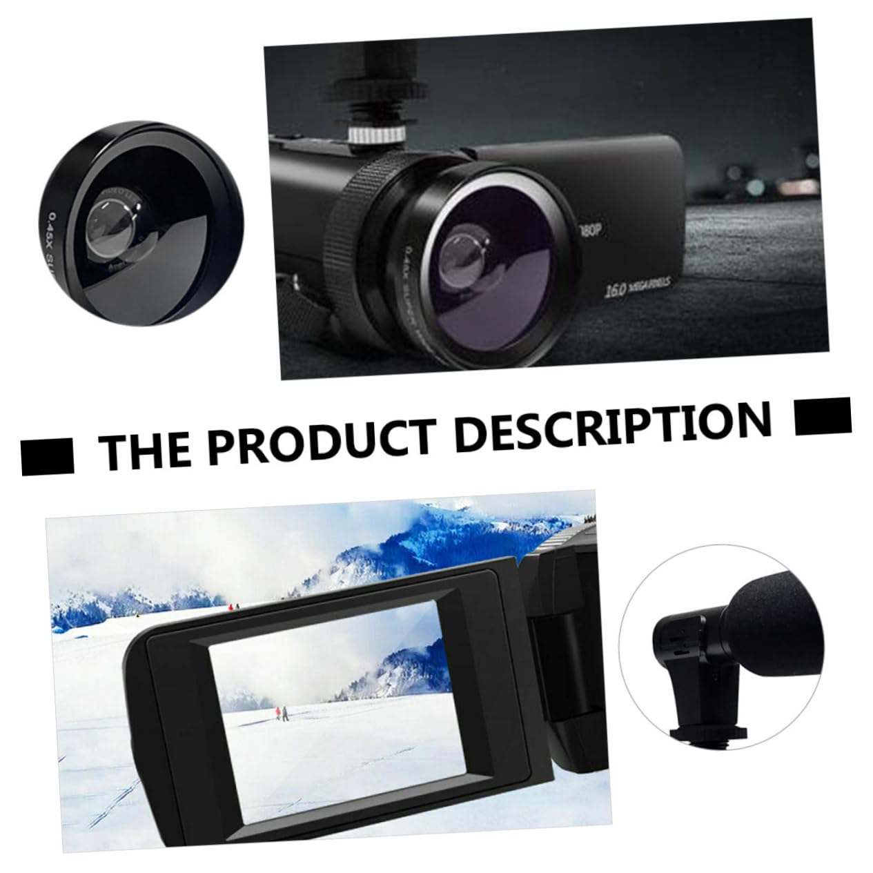 2 Pack Gatuida Digital Video Recorder Camera - Full HD 1080P DVR Camcorder with Night Vision for Home Security, Car Driving, and Outdoor Adventures