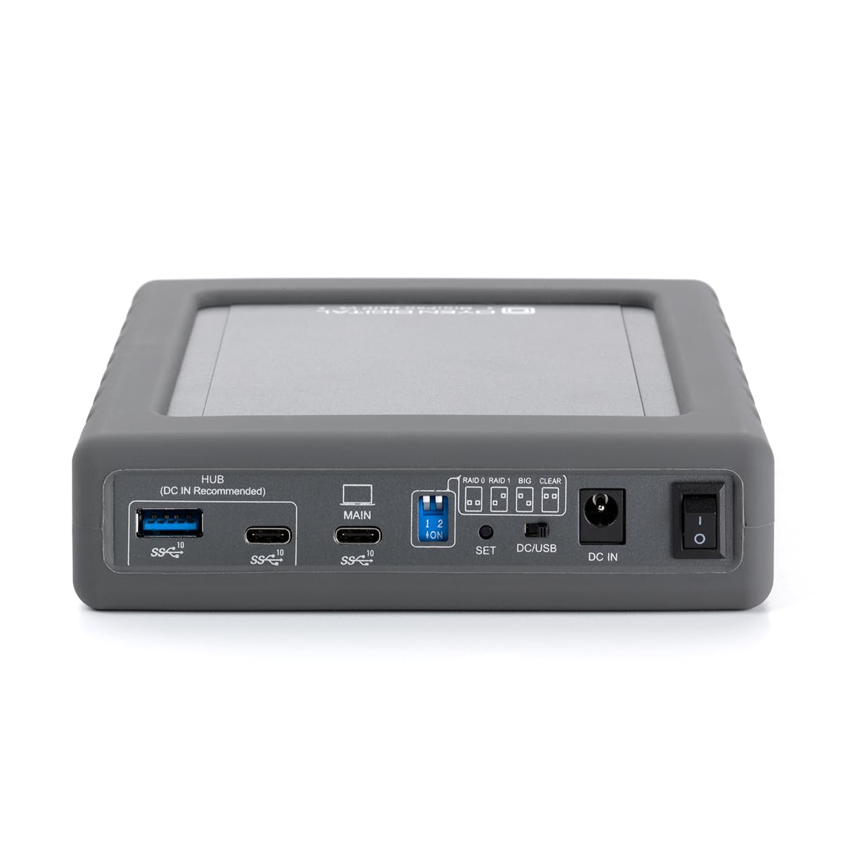 Oyen Digital 8TB MiniPro RAID V4 USB-C Portable External Hard Drive - Dual Bay Storage for Mac & PC - Perfect for Backup, Editing & Media Storage