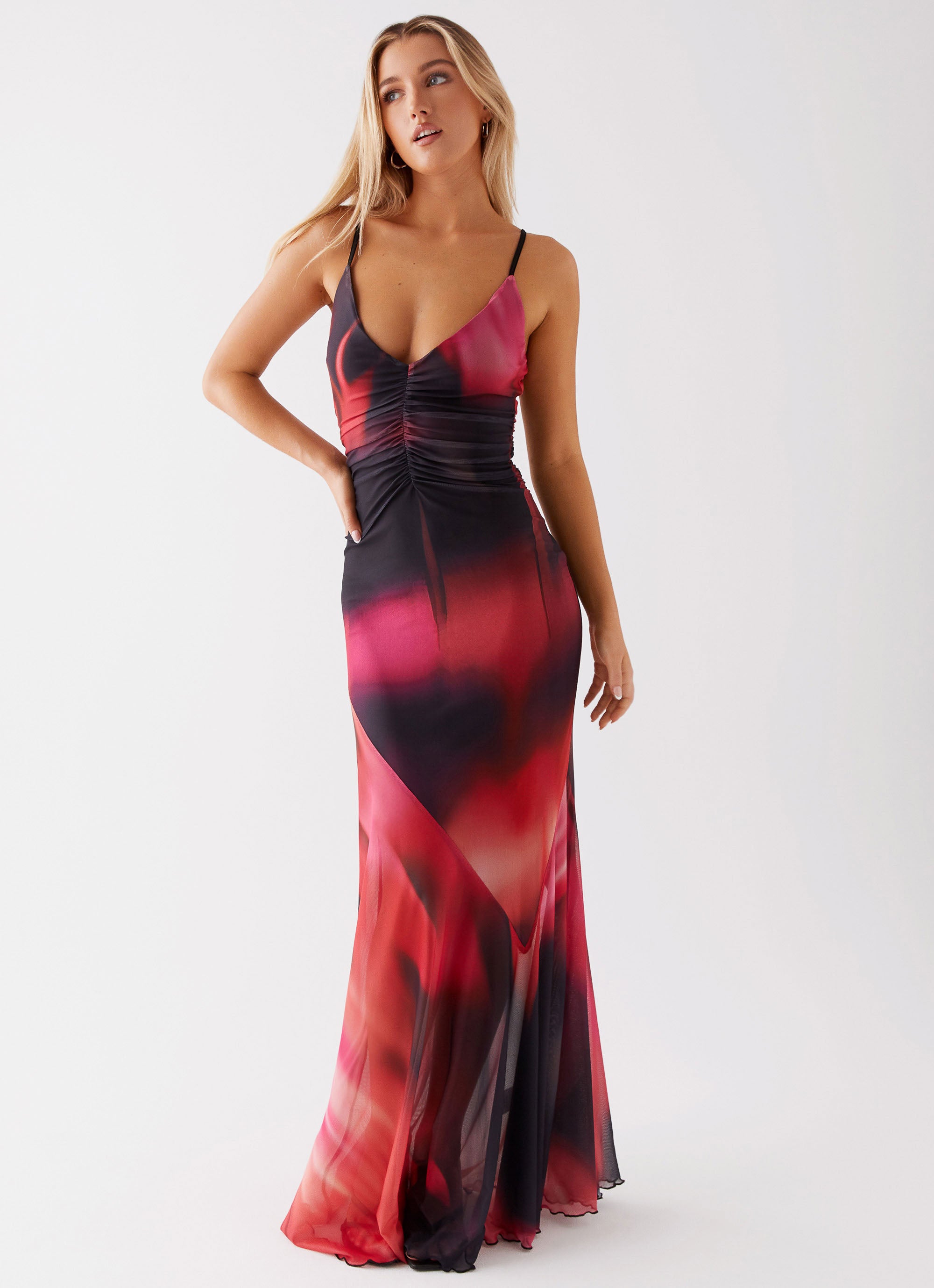 Charley Maxi Dress - Floral Pink Print Summer Dress for Women | Beach, Vacation & Casual Wear