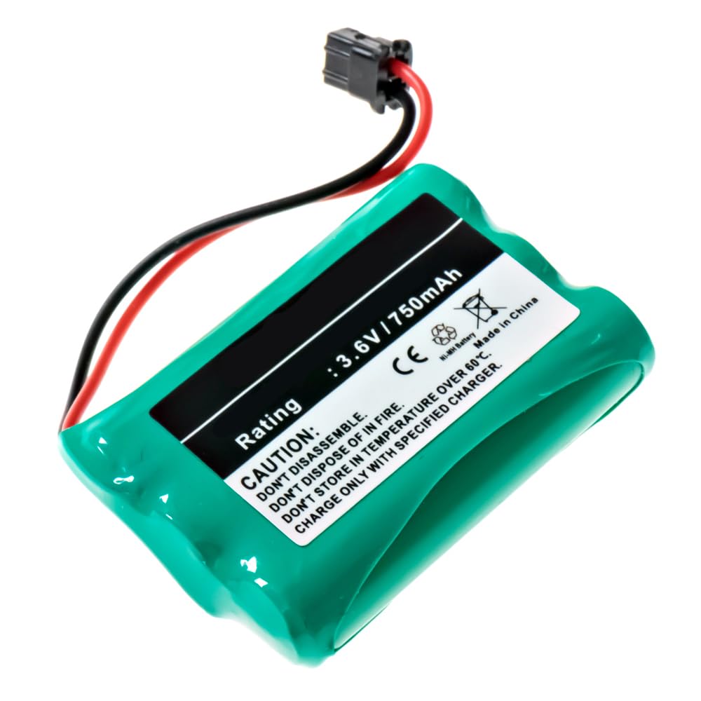 Replacement Cordless Phone Battery for Uniden TRU8865 - 3.6V 700mAh Ni-MH High Capacity Rechargeable Battery - Perfect for Home & Office Cordless Phones
