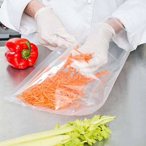 500 Pack Jumbo 10x22 Inch Clear Vacuum Food Storage Bags - 3 Mil Thick Co-Extruded Polyethylene Pouches for Food Preservation, Sous Vide, Meal Prep & Industrial Packaging | Airtight Sealing for Freezer, Refrigerator & Long-Term Food Storage