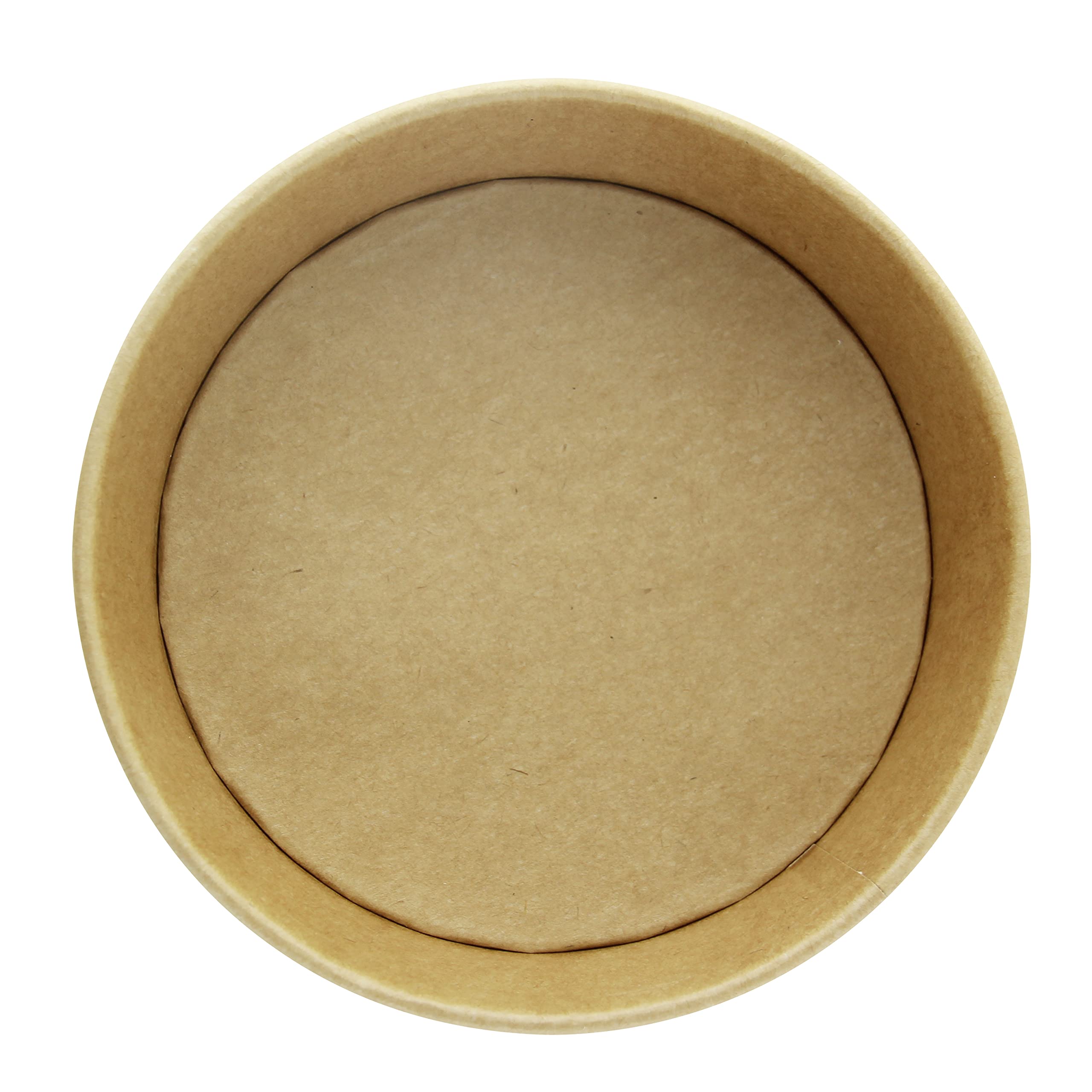 PacknWood 360-Pack 20oz Round Kraft Paper Soup Bowls - Disposable Brown To-Go Containers, 5.9in Diameter x 2in Height - Eco-Friendly Takeout Cups for Restaurants, Catering & Picnics
