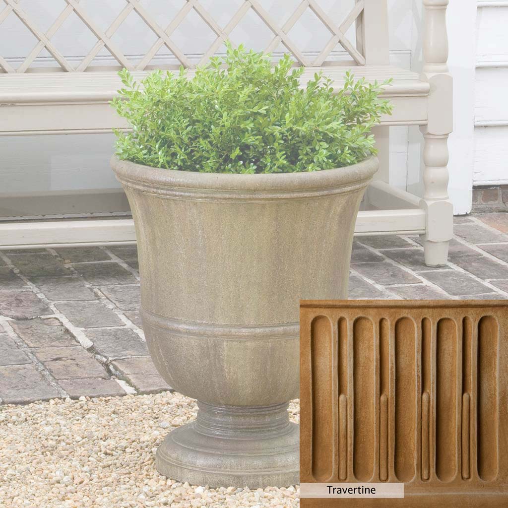 Campania International Williamsburg Orangery Urn - Classic Garden Planter for Outdoor Decor, Patio, and Landscaping