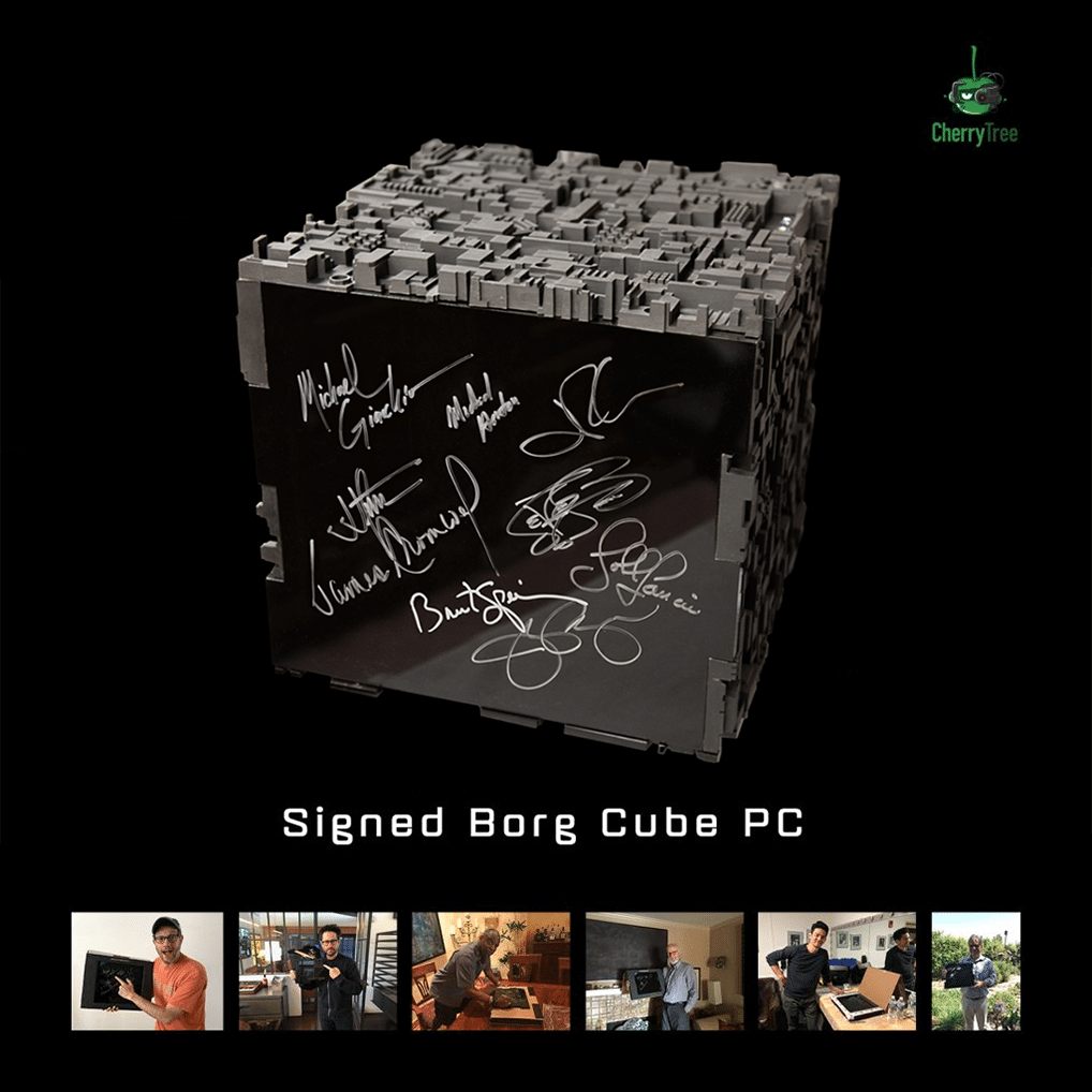 Star Trek Borg Cube ATX PC Case - Gen 1 Signed Collector's Edition | Unique Gaming Computer Case for Trekkies & Sci-Fi Fans | Perfect for Themed Builds & Display