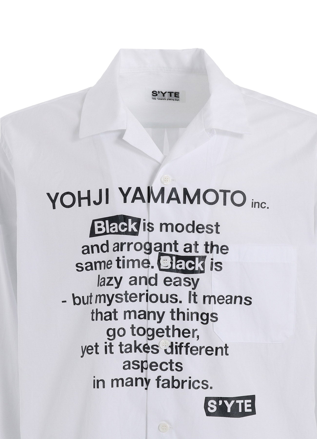 Premium Cotton Broad Shirt with 'Black is Modest' Message Print - Stylish Casual Wear for Men & Women