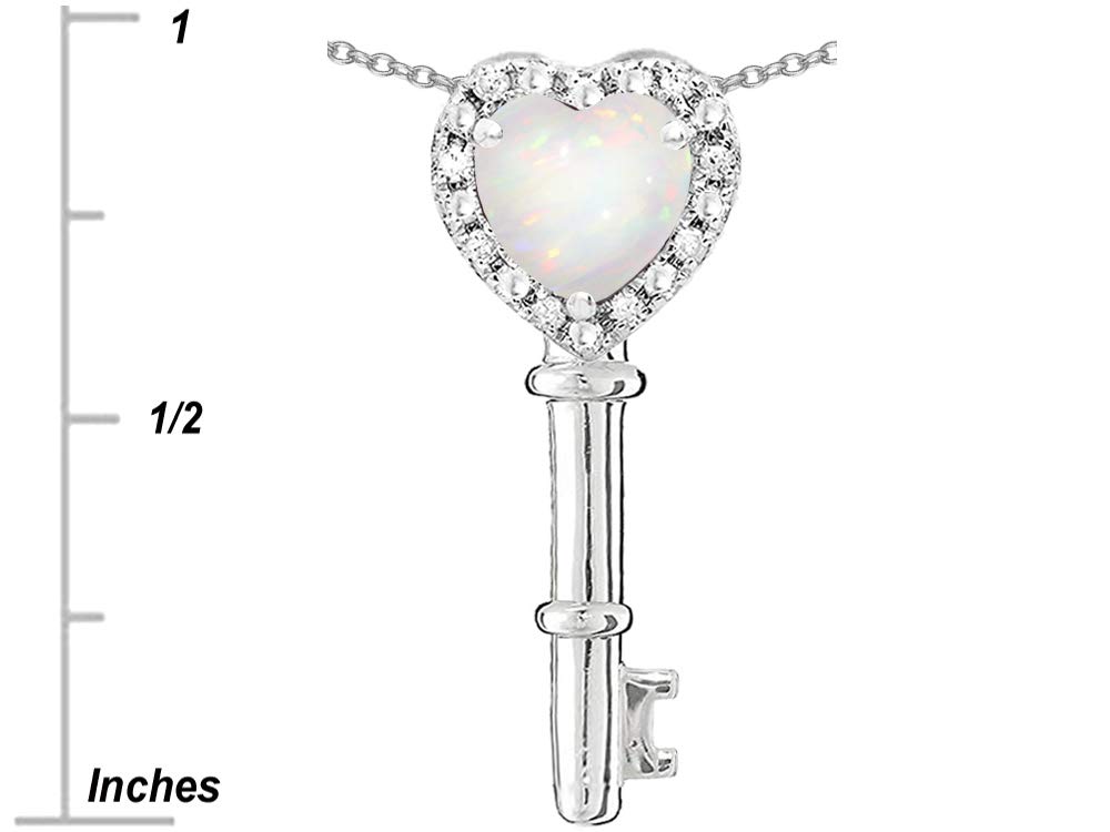 10k Gold Key to My Heart Pendant Necklace for Women - Romantic Gift for Valentine's Day, Anniversary & Special Occasions