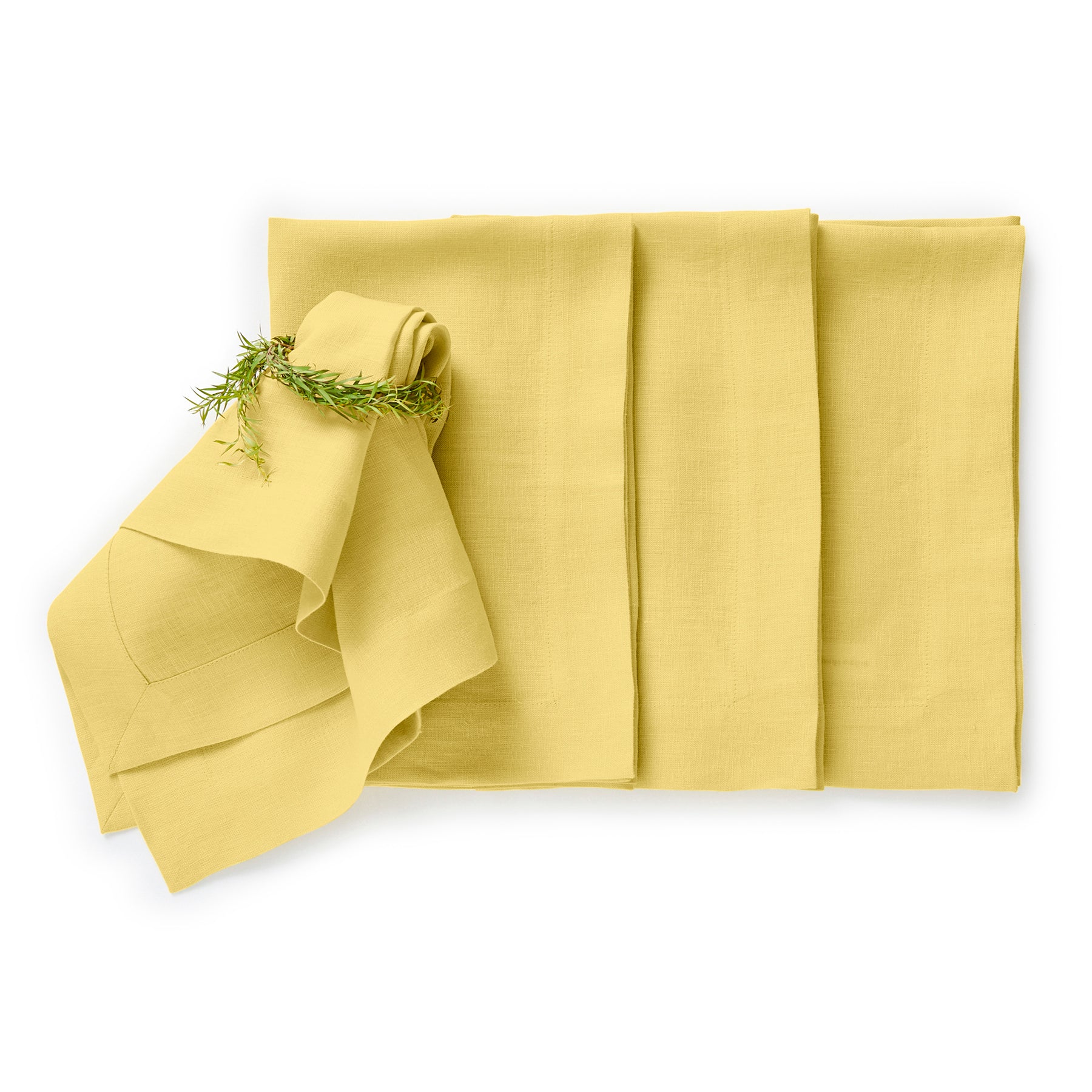 Premium Sonoma Linen Napkins Set of 4 - 100% Natural Cotton Dinner Napkins for Formal Dining, Wedding, and Holiday Table Settings