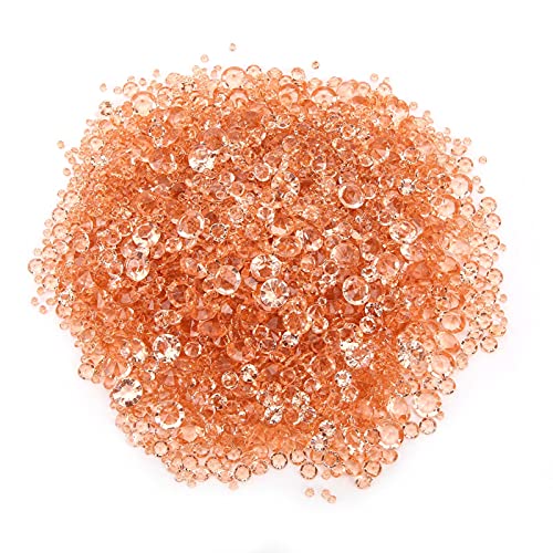 Non-Toxic Acrylic Rhinestones for DIY Jewelry Making - Rose Gold Wedding & Party Table Decorations - A K Homes