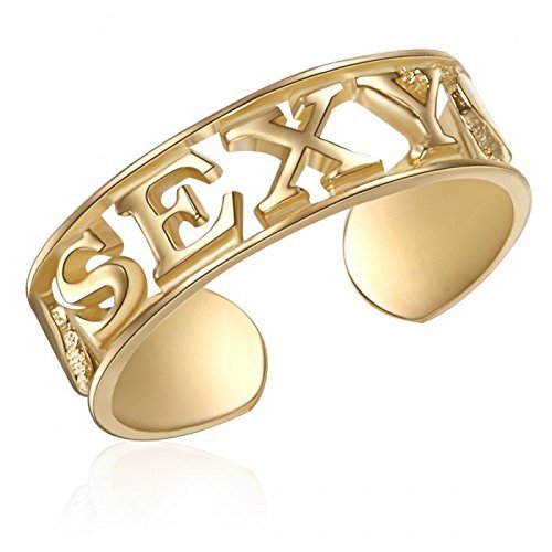10K Yellow Gold Toe Ring for Women - Genuine 10K Solid Gold Adjustable One Size Fits Most - Elegant & Stylish Foot Jewelry for Beach, Sandals, Summer Vacations & Pedicures
