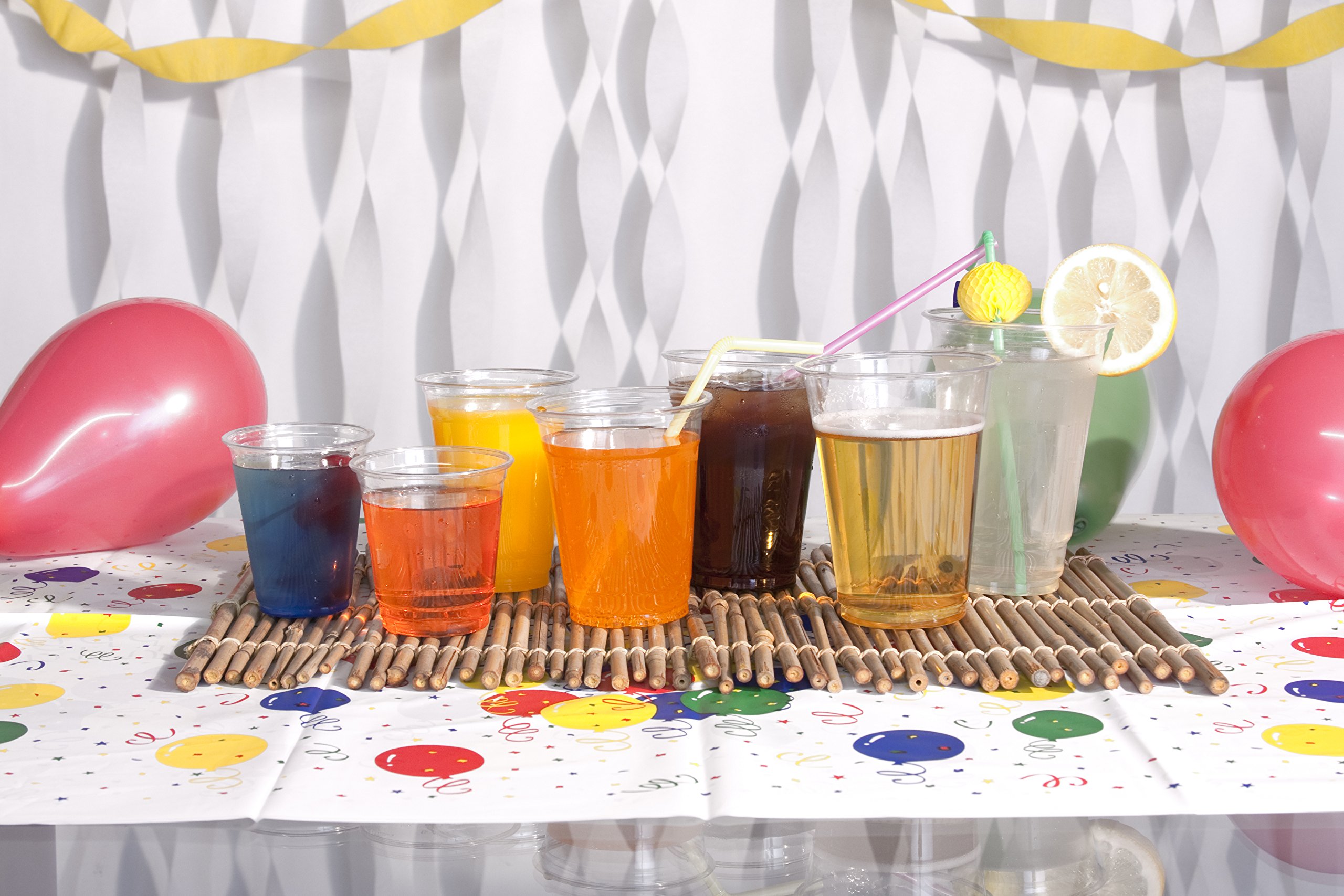 500-Pack 20oz Clear Plastic Party Cups - Disposable Soft Drink Cups for Parties, Events & Gatherings - Bulk Case of 500 Cups
