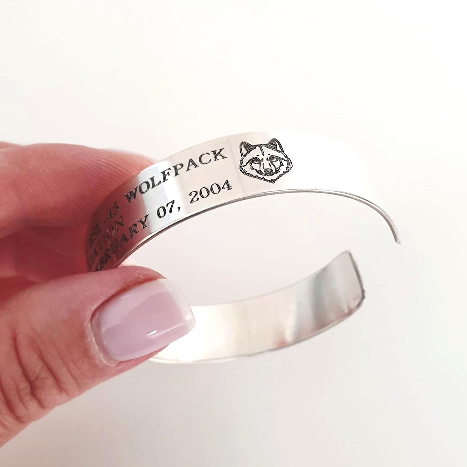 Personalized Military Cuff Bracelet - 925 Sterling Silver Army Veteran Gift for Men & Women | Fallen Hero Memorial Bracelet, Rifle Helmet Design | Perfect for Military Appreciation, Memorial Day & Veteran Events