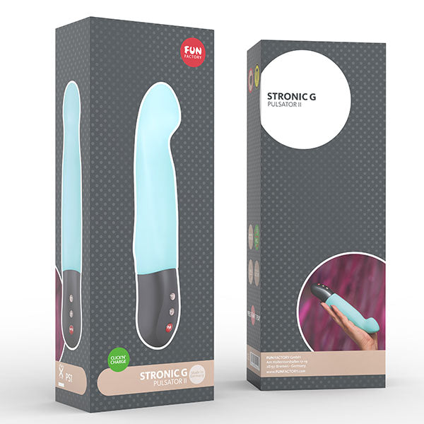 Fun Factory Stronic G Spot Pulsator II - Hands-Free Thrusting Dildo for Women - Powerful G-Spot Stimulator - Waterproof & Rechargeable Adult Toy for Solo Play & Couples Use