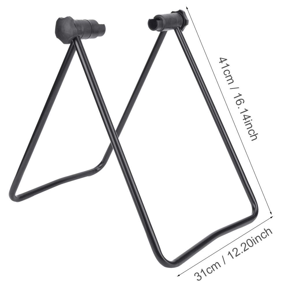 Triple Wheel Hub Display Stand - Foldable Adjustable Steel Frame Repair & Parking Holder for Car Storage & Garage Organization | Perfect for Auto Shops, Mechanics & DIY Enthusiasts