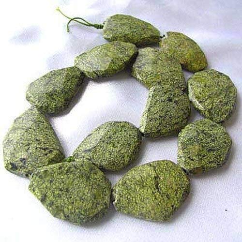 Natural Primo Reptilian Jasper Bead Strand - 8mm Round Gemstone Pendant Beads for DIY Jewelry Making, Necklaces & Bracelets - Healing Crystal for Meditation & Spiritual Energy