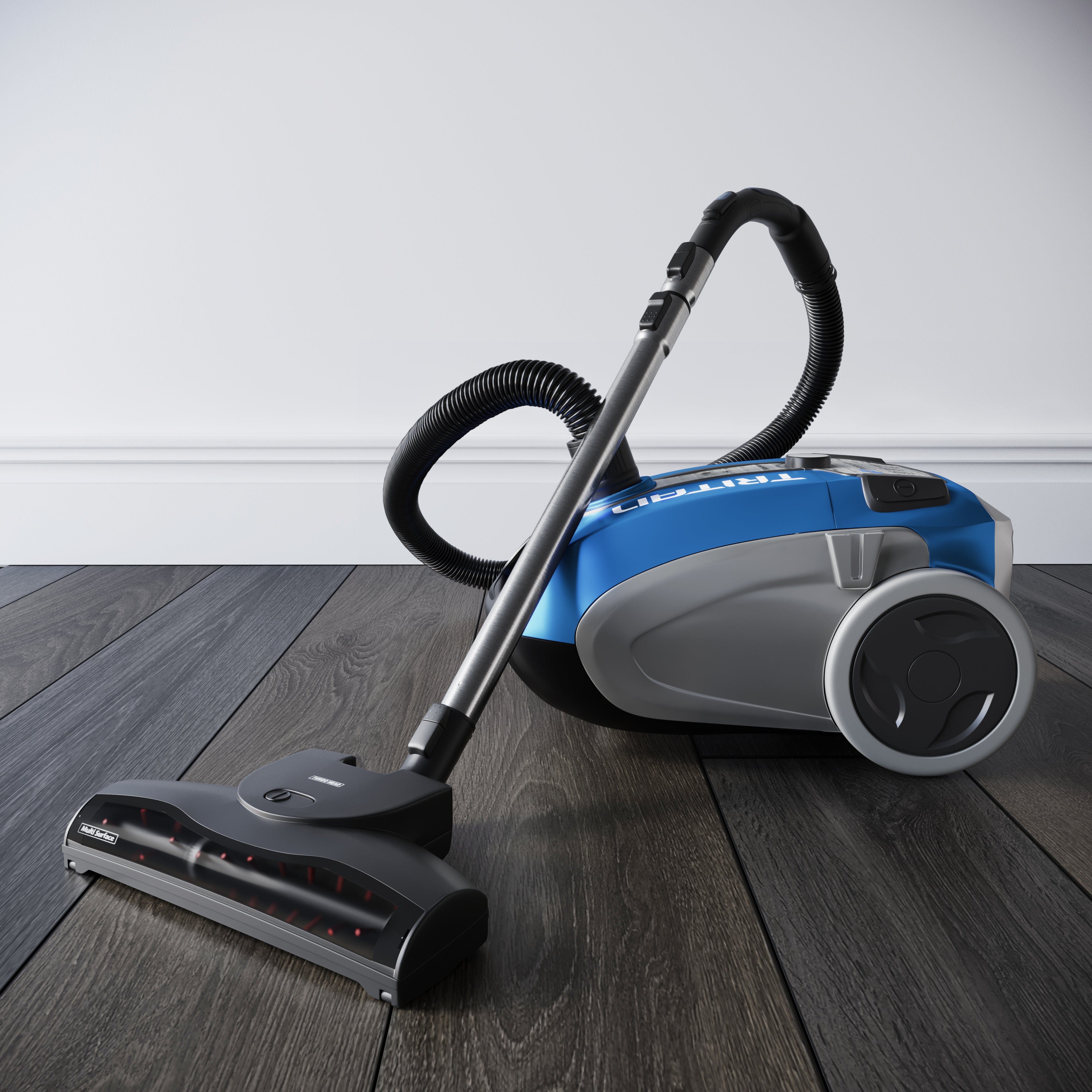 Prolux Tritan Canister Vacuum Cleaner - 12 Amp Powerful Motor, Sealed HEPA Filtration System for Allergies & Pet Hair - Ideal for Hard Floors, Carpets & Home Cleaning