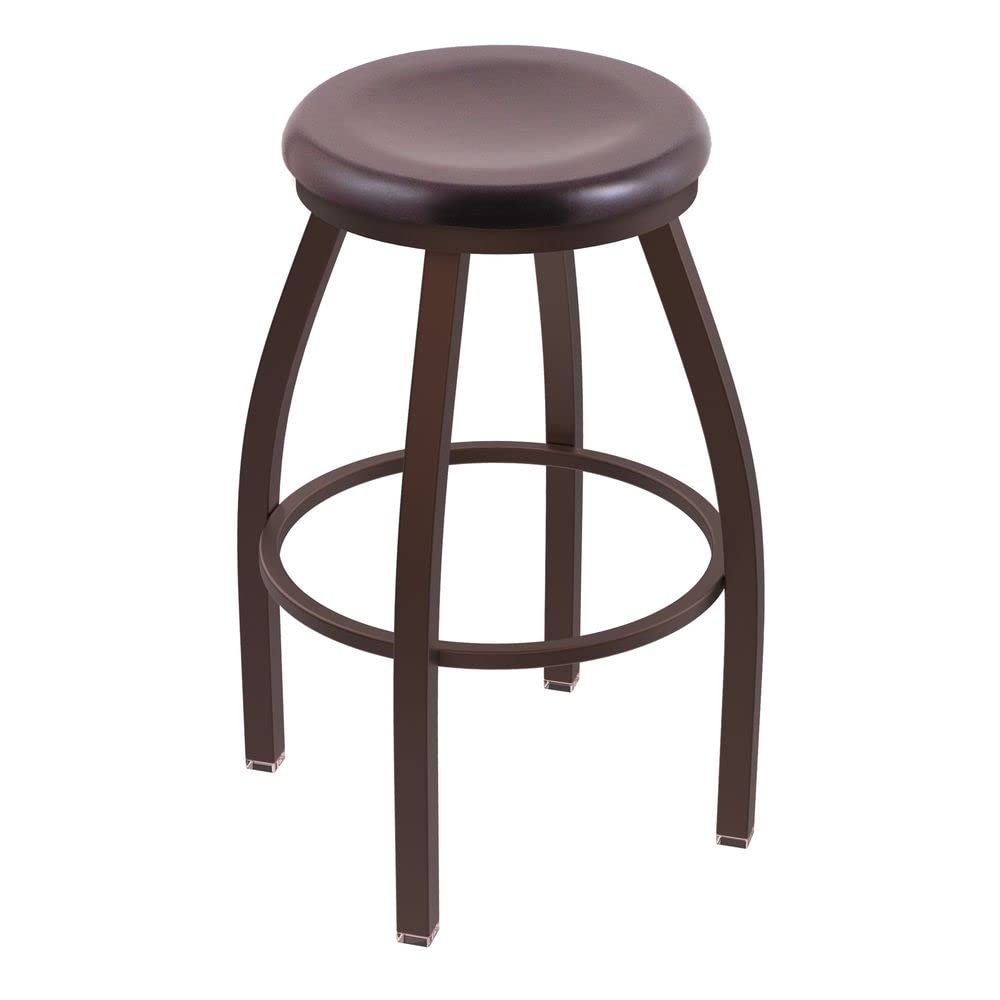 Holland Bar Stool Co. XL 802 Misha Swivel Bar Stool - Dark Cherry Maple Finish - 30