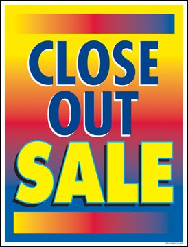 Wholesale Window Sale Sign Posters - 38