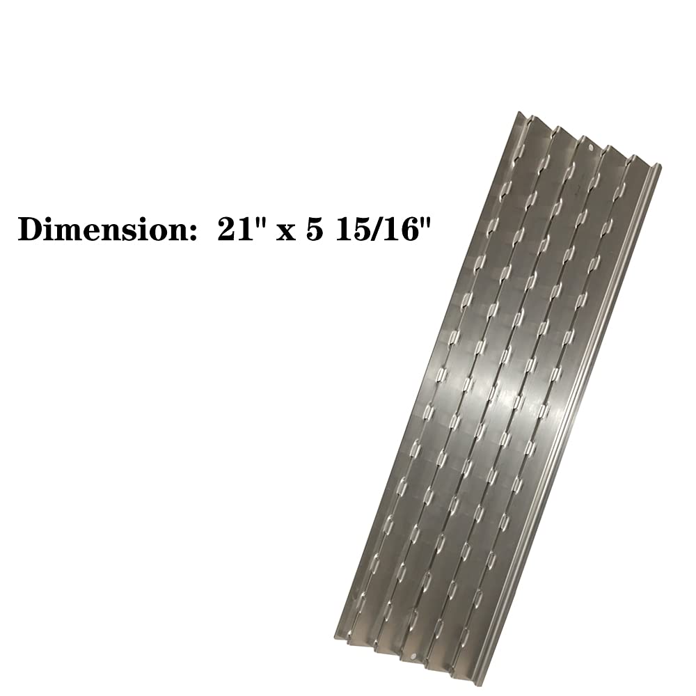 4-Pack 16GA Stainless Steel Heat Plate Replacement for Viking VGIQ300-2RT, VGIQ410-3RT, VGIQ412-2RT, VGIQ530-4RT, VGIQ532-3RT - Compatible with Viking Gas Grills - Durable & Rust-Resistant for Outdoor BBQ Cooking