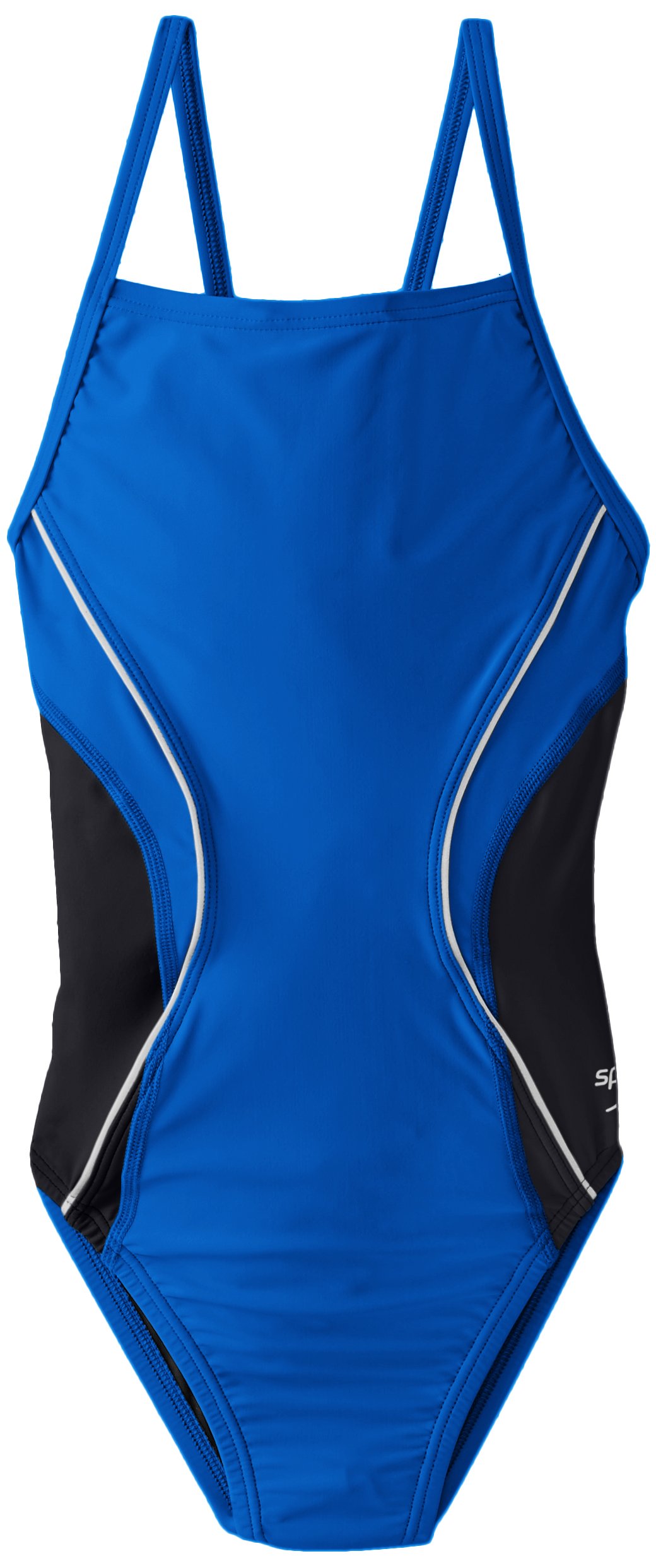 Speedo Big Girls' Revolve Splice Energy Back Swimsuit - Comfortable & Stylish Swimwear for Teens - Perfect for Swimming Lessons, Beach Trips & Pool Parties