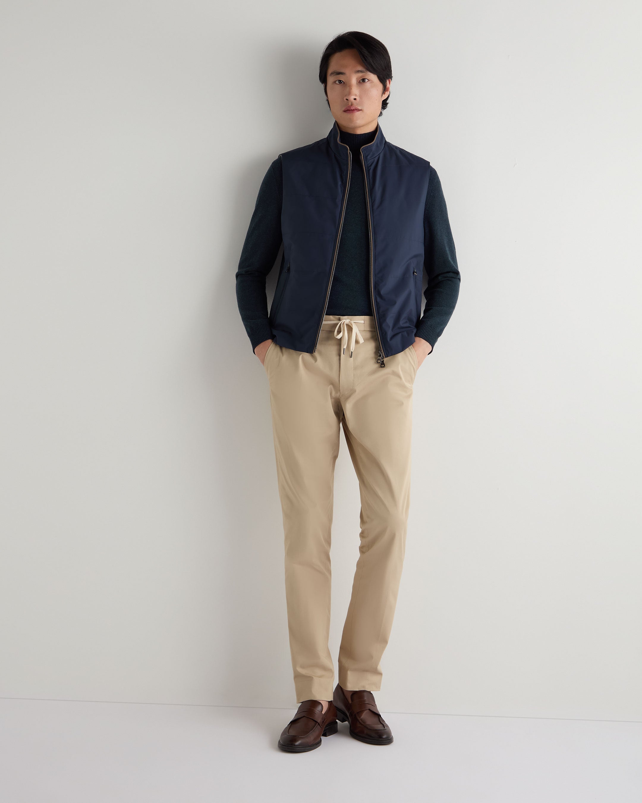 Premium Men's Cashmere Turtleneck Sweater - Indigo Blue Mayfair Style | Warm Winter Knitwear for Office, Travel & Casual Outfits