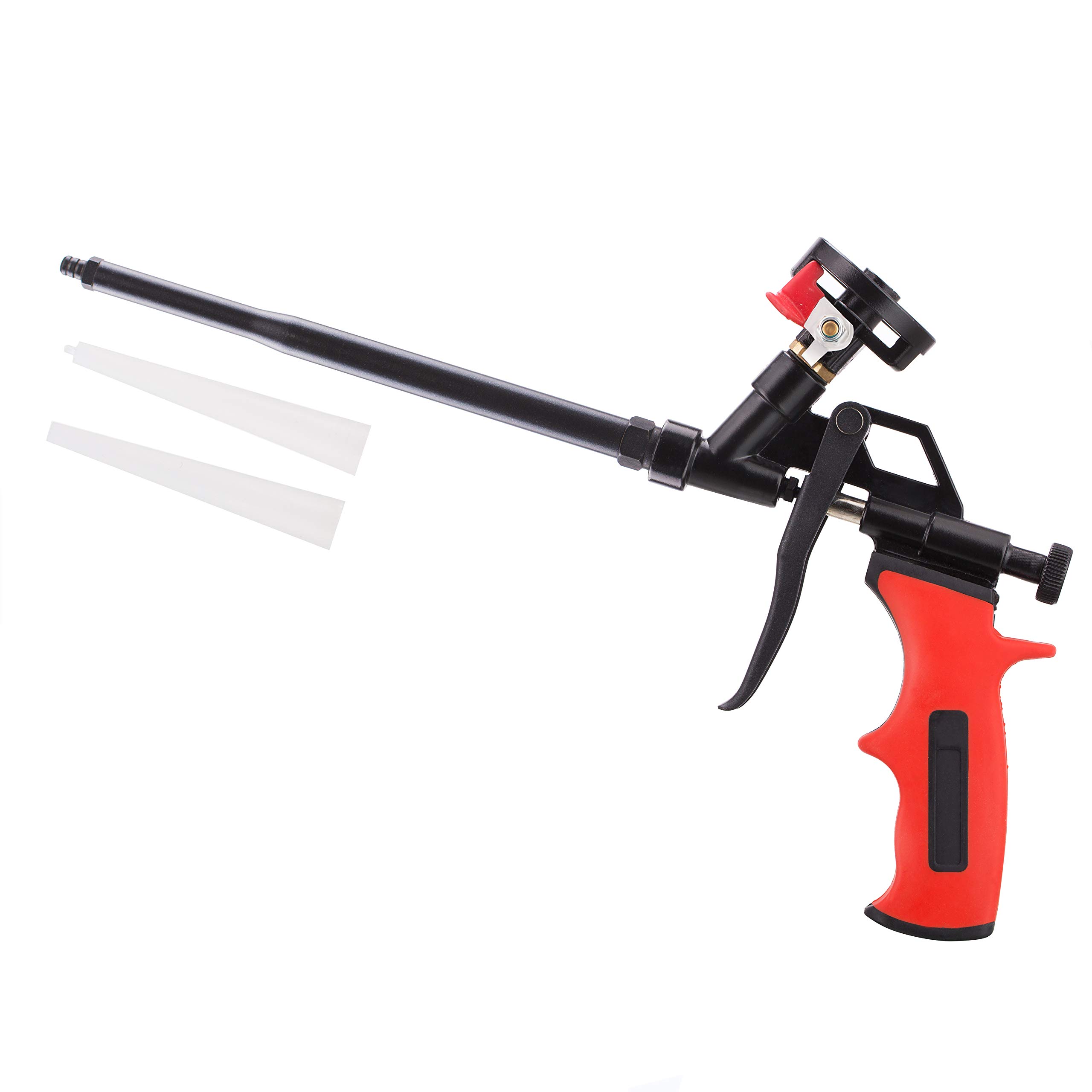 Upgraded Heavy Duty Foam Gun with PTFE Coated Metal Body - No Clean Foam Gun for Caulking, Filling & Sealing | Perfect for Home Improvement, Construction & DIY Projects