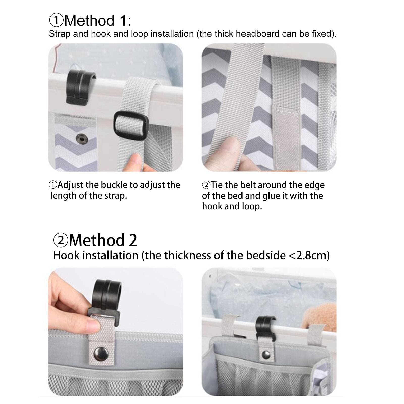 **Multifunctional Hanging Crib Organizer & Diaper Caddy - Baby Essentials Storage for Cot, Changing Table, or Wall - Perfect for Newborn Parents & Baby Showers (Great for Nursery, Travel & On-the-Go Organization)**