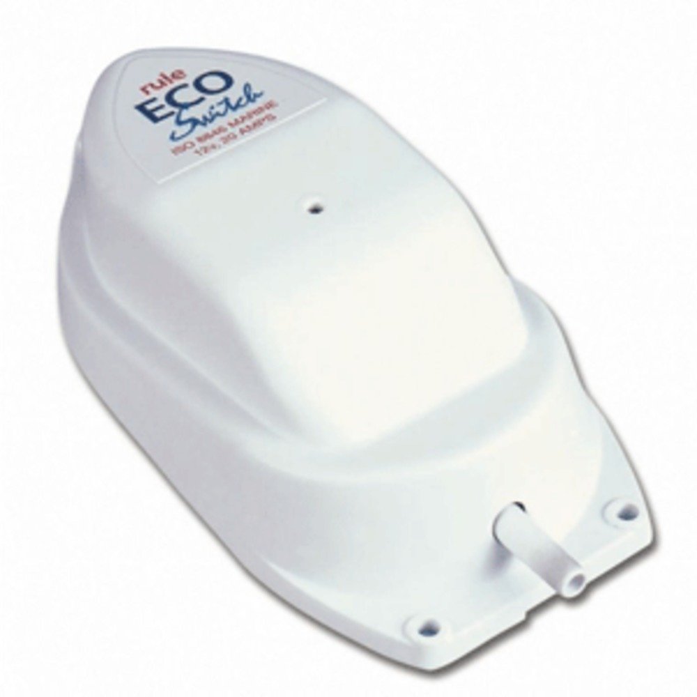 Rule ECO-Switch Automatic Bilge Pump Switch - 12V/24V Marine Grade Water Level Sensor for Boats, Yachts & Sailboats - Ideal for Bilge Pump Control, Flood Prevention & Marine Safety