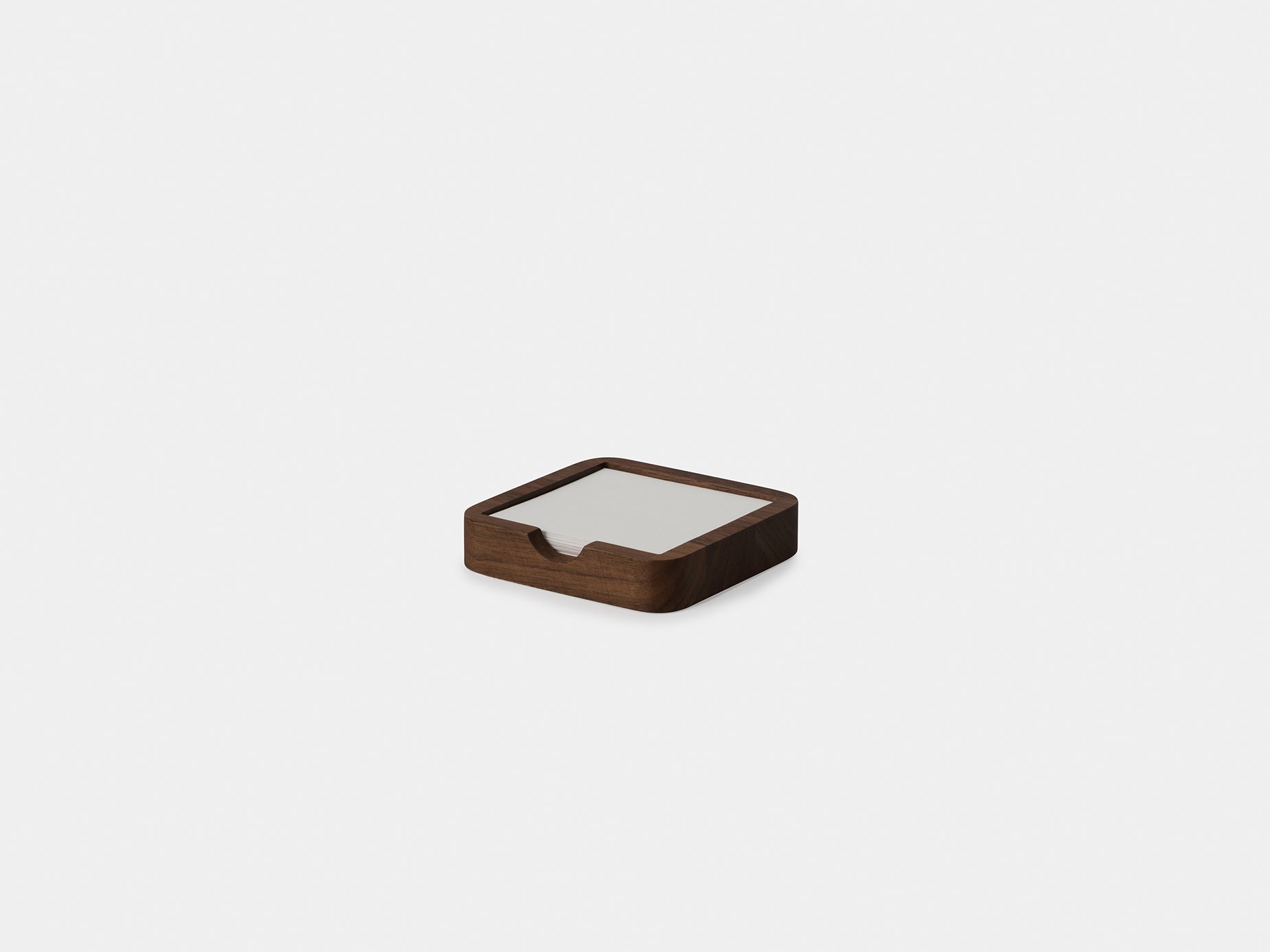 Oak Wood Sticky Notes Tray - Natural Desktop Organizer for Office & School | Perfect for Memo Pads, Pens & Small Stationery Items