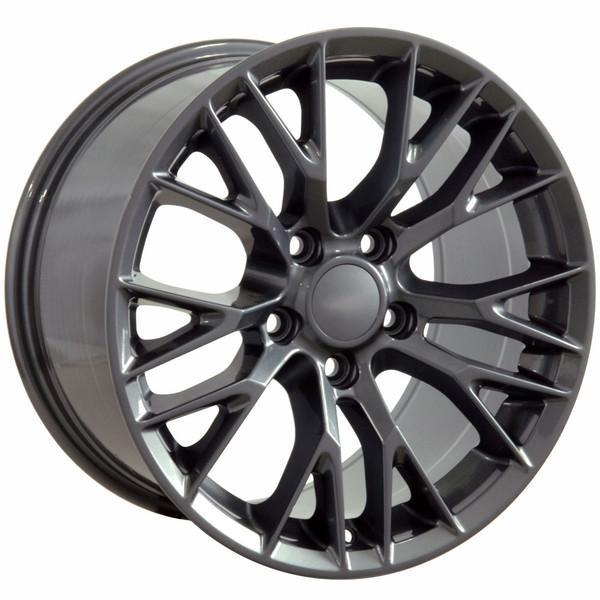 17 Inch Gunmetal Wheel Replacement for Chevy Camaro 1993-2002 | OEM Style Replica Rim 9490011 | Perfect for Restoration & Performance Upgrades