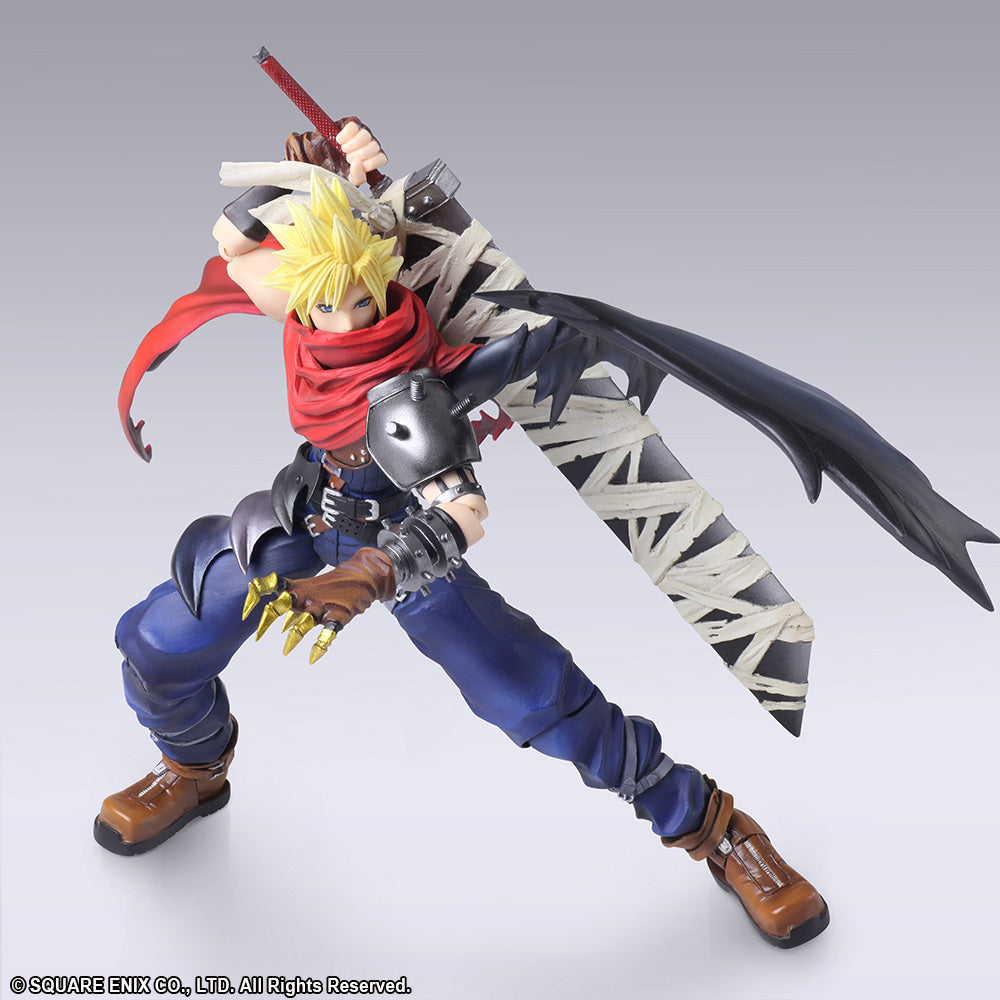 Final Fantasy Cloud Strife Another Form Variant Action Figure - Square Enix Bring Arts Collectible - Perfect for Gaming Displays & Anime Collections
