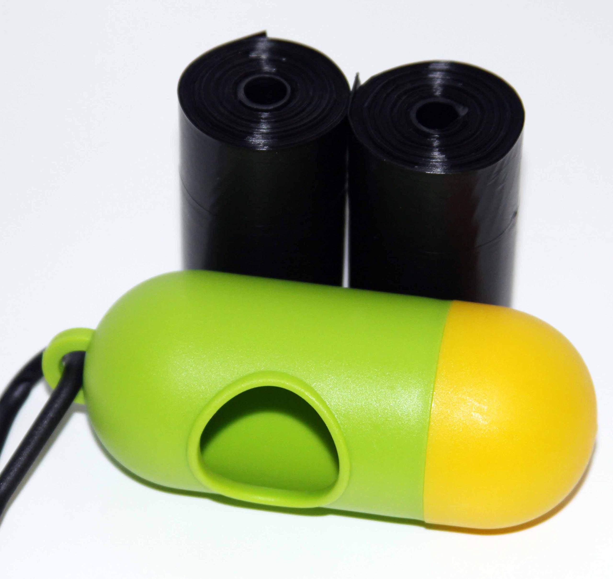 Eco-Friendly Dog Waste Bags Refill - 30 Biodegradable Poop Bags in 2 Rolls with Plastic Core | Perfect for Dog Walks, Park Visits & Backyard Cleanup