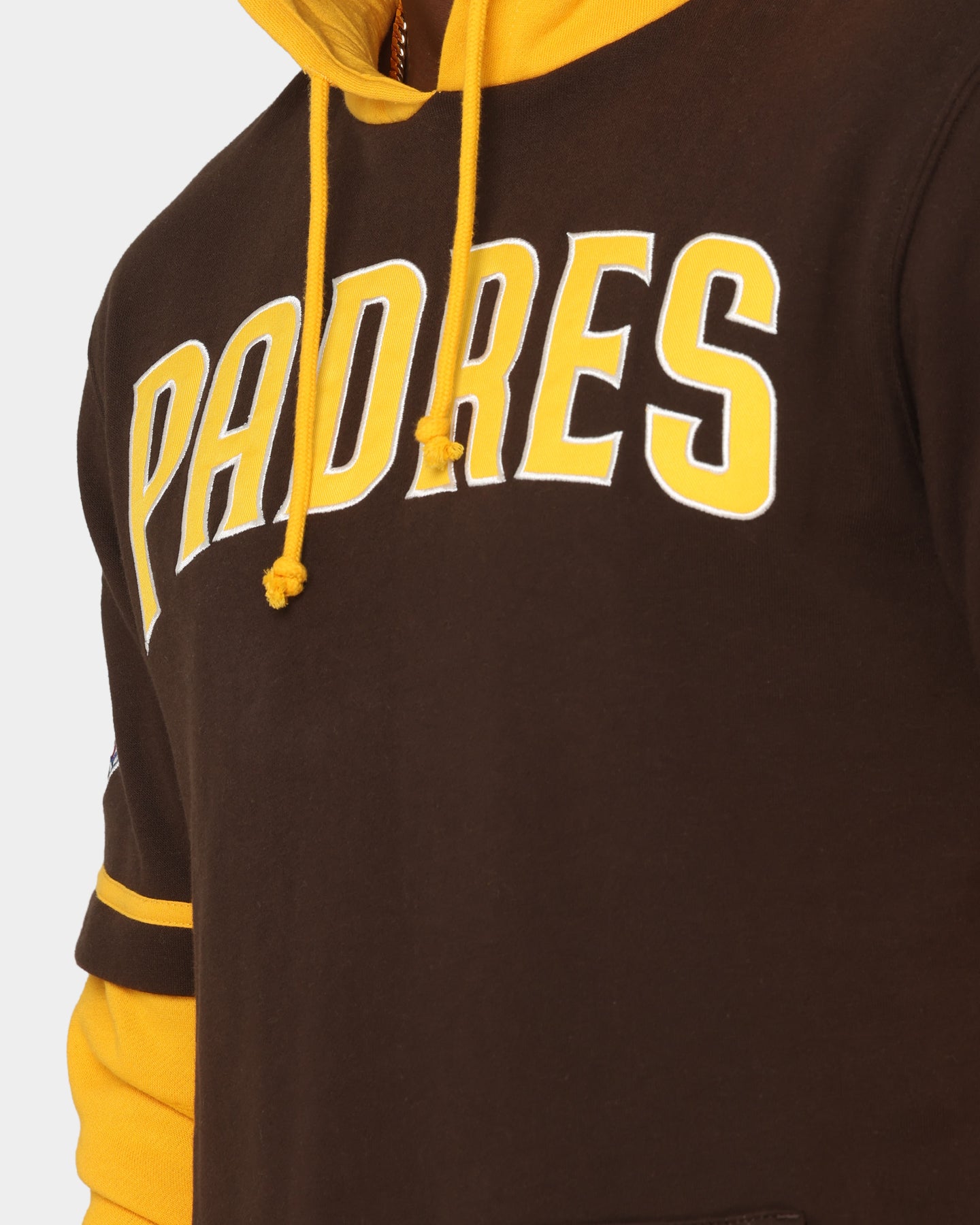 47 Brand San Diego Padres Short Sleeve Hoodie - Brown MLB Baseball Fan Apparel for Men & Women - Perfect for Game Day, Casual Wear & Sports Events