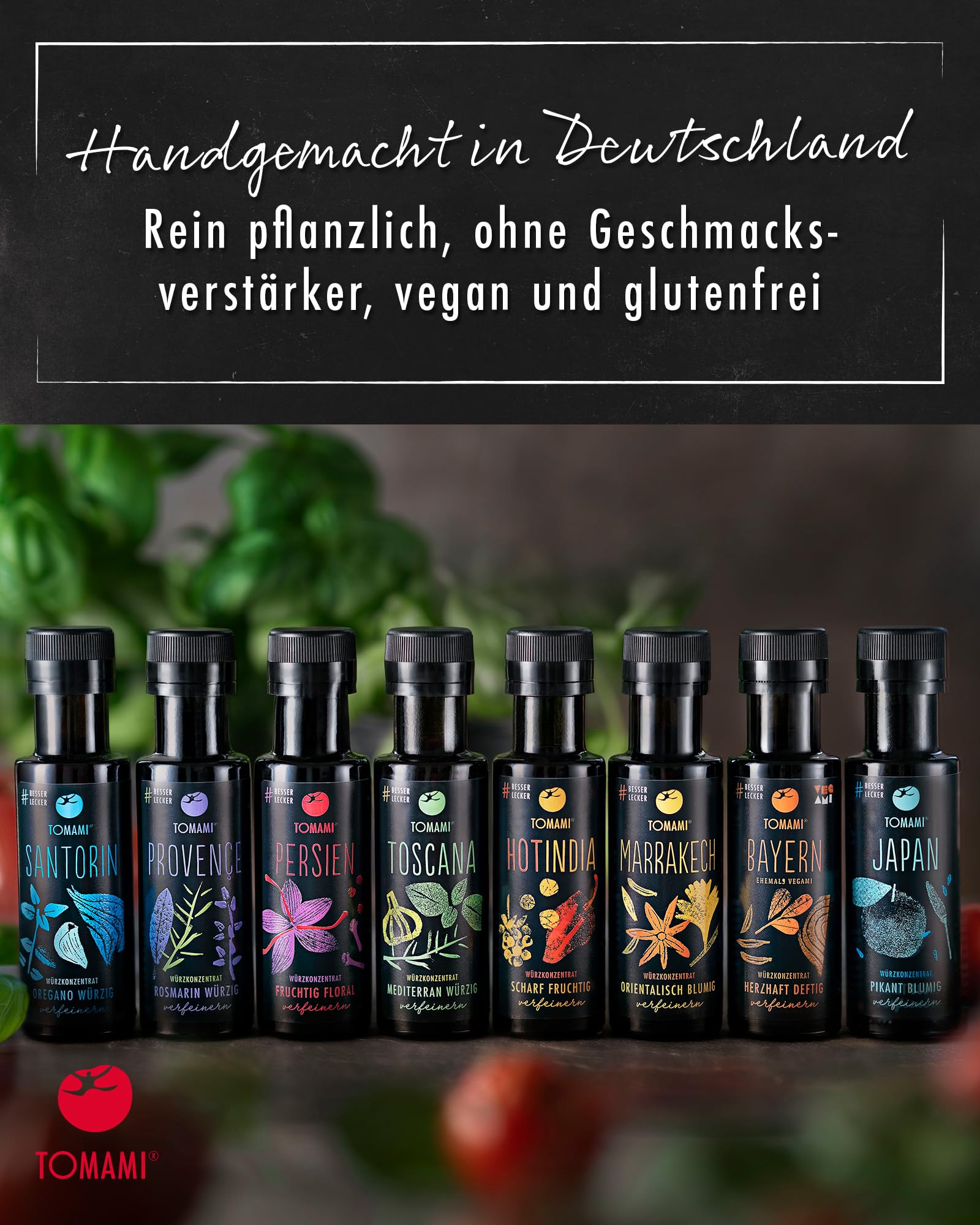 Tomami Japanese Seasoning Sauce 90ml - Spicy Floral Umami Flavor - Authentic Japanese Spices & Condiments - Perfect for Fish, Wok Vegetables & Sushi - Vegan, Gluten-Free, Lactose-Free, Soy-Free - Ideal for Asian Cooking, Home Chefs & Gourmet Meals