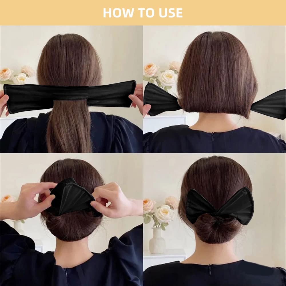 French Hairstyle Twister - 4 Piece Bun Maker Set for Women & Girls | Quick & Easy Hair Styling Tool | Perfect for Updos, Ponytails & Everyday Hairstyles | Salon-Quality Results at Home