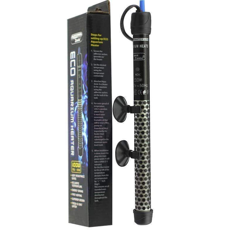 Aqua Zonic ECO Aquarium Heater 25W - 14cm Submersible Fish Tank Heater for 6-13 Gallon (25-50L) - Perfect for Tropical Fish, Betta Tanks & Small Aquariums