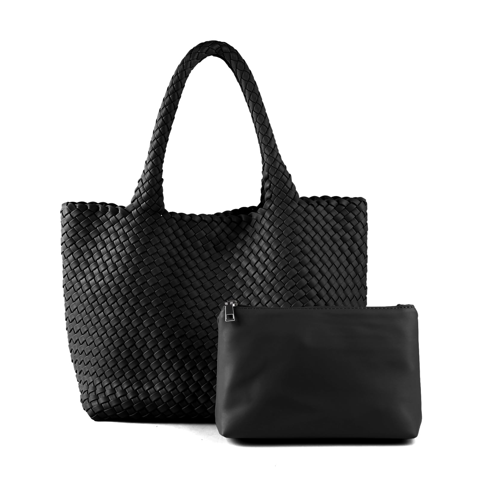 LEMONEYE Women's PU Leather Woven Shoulder Bag - Fashionable Crossbody Purse with Belt Wallet for Work, Shopping, Travel & Daily Use | Perfect for Office, Outings & Casual Wear