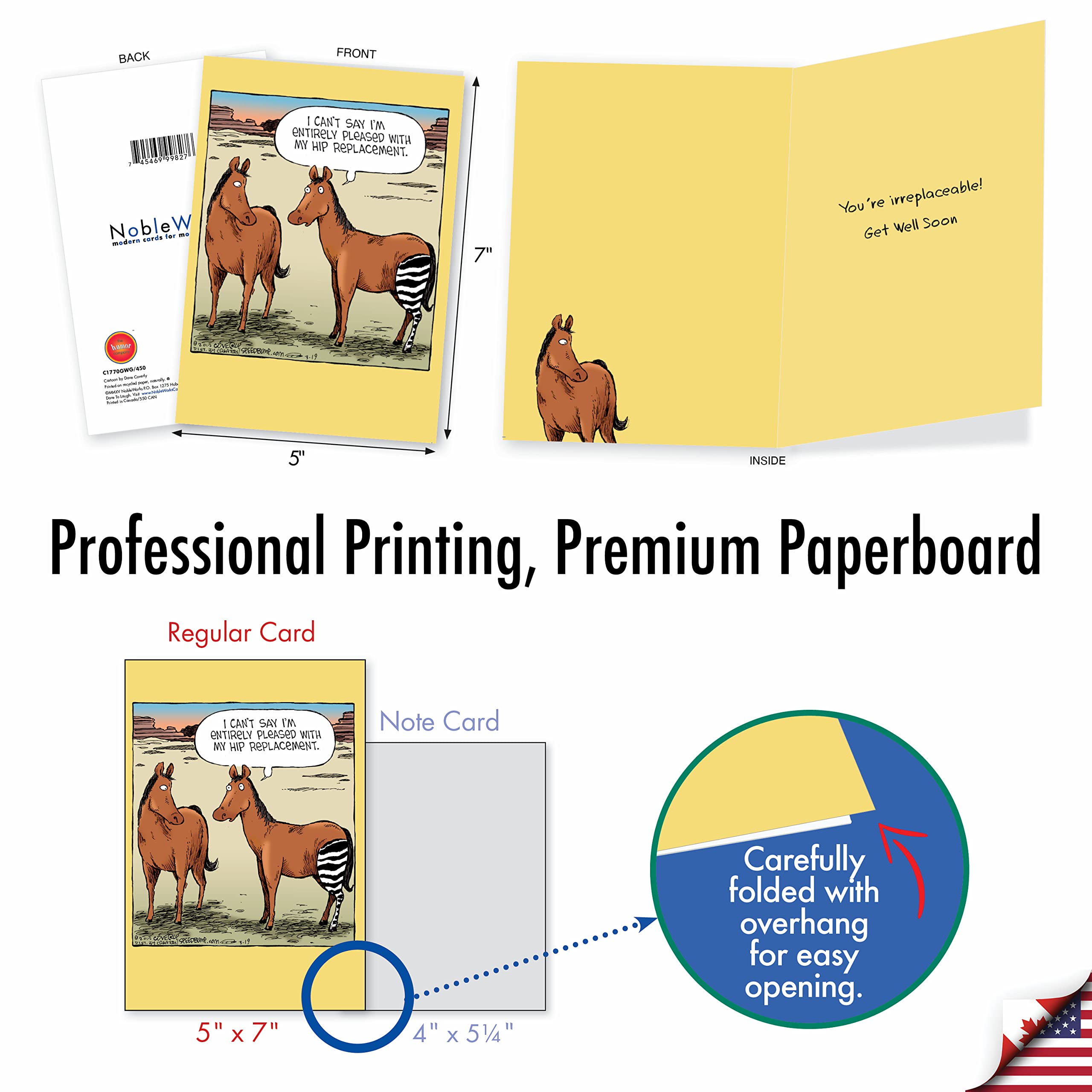 Funny Mixed Occasion Greeting Cards Set - 36 Designs with Envelopes for Birthday, Get Well & Friendship - Perfect for Parties & Gifts