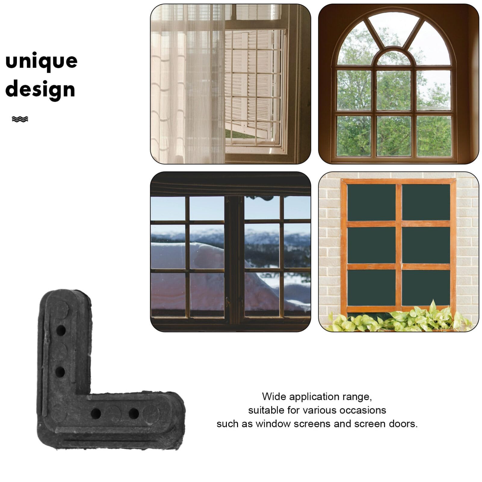 10pcs Plastic Screen Frame Corners - Replacement Screen Bracket for TV, Monitor & Digital Signage - Durable Screen Frame Repair Parts for Home & Office Use