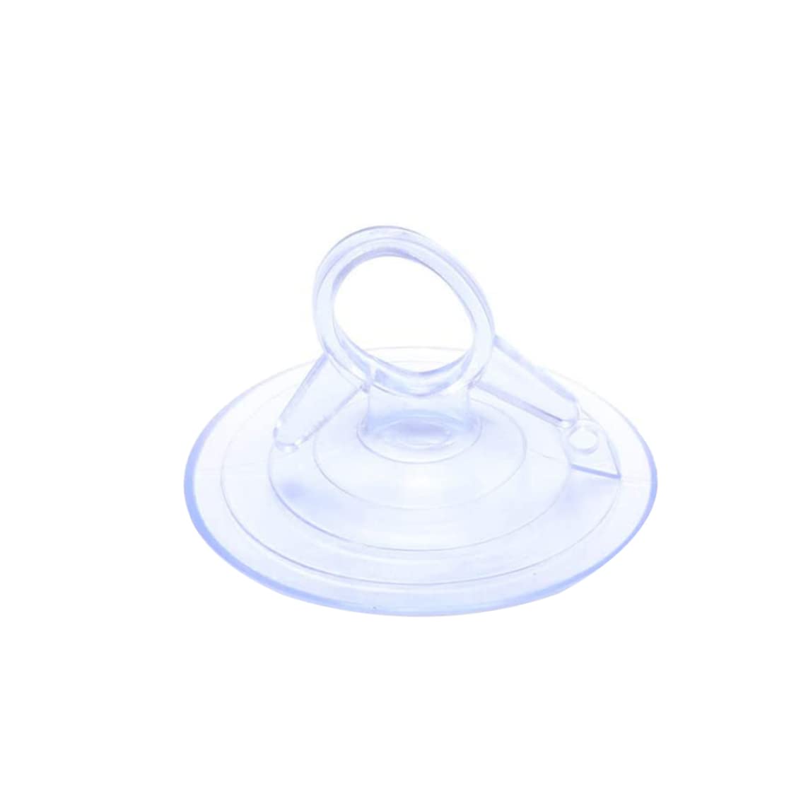 10PCS 3.5cm Clear PVC Suction Cups with Loops - Heavy Duty Plastic Sucker Hooks for Wedding Car Balloon Decor, Bathroom Organization & Kitchen Storage