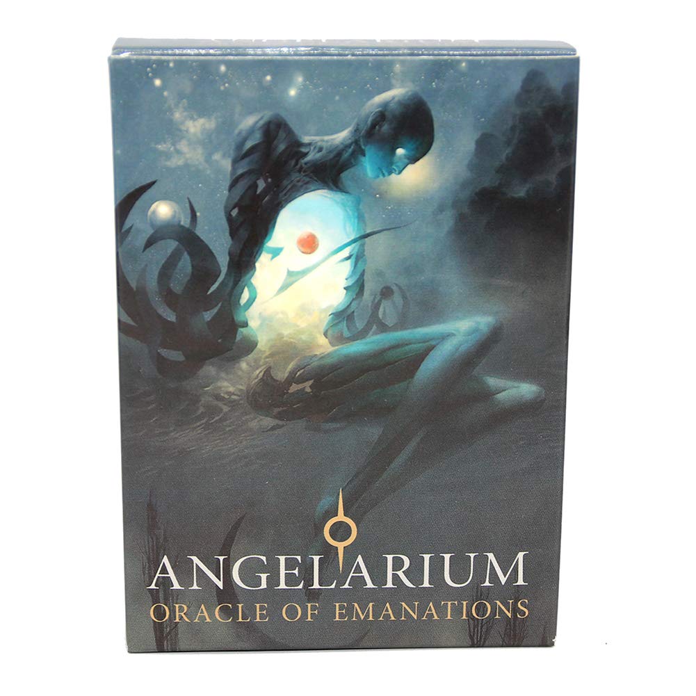 Angelarium Oracle of Emanations - 36-Card English Tarot Deck with Guidebook | Divination, Spiritual Guidance & Board Game | Perfect for Meditation, Self-Discovery & Game Nights