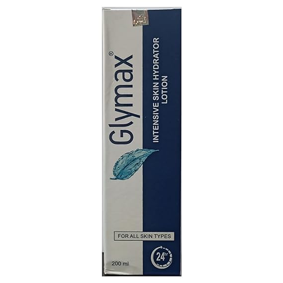 Glymax Intensive Skin Hydrator Lotion 200ml - Deep Moisturizing Face & Body Cream for Dry Skin - Perfect for Daily Hydration & Nighttime Skincare Routine