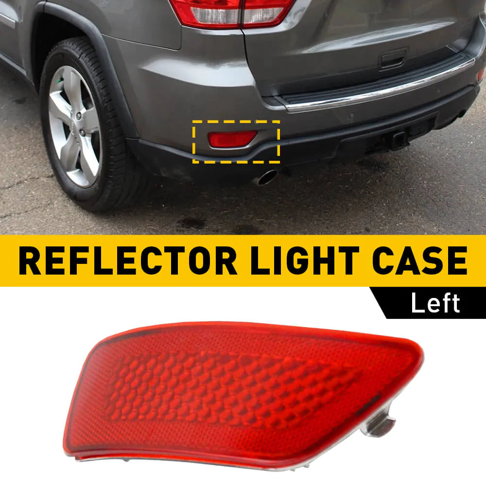 Jeep Dodge Rear Bumper Reflector Set - Left & Right Side Compatible with 2011-2018 Models | Enhanced Night Visibility & Safety for Off-Road Adventures