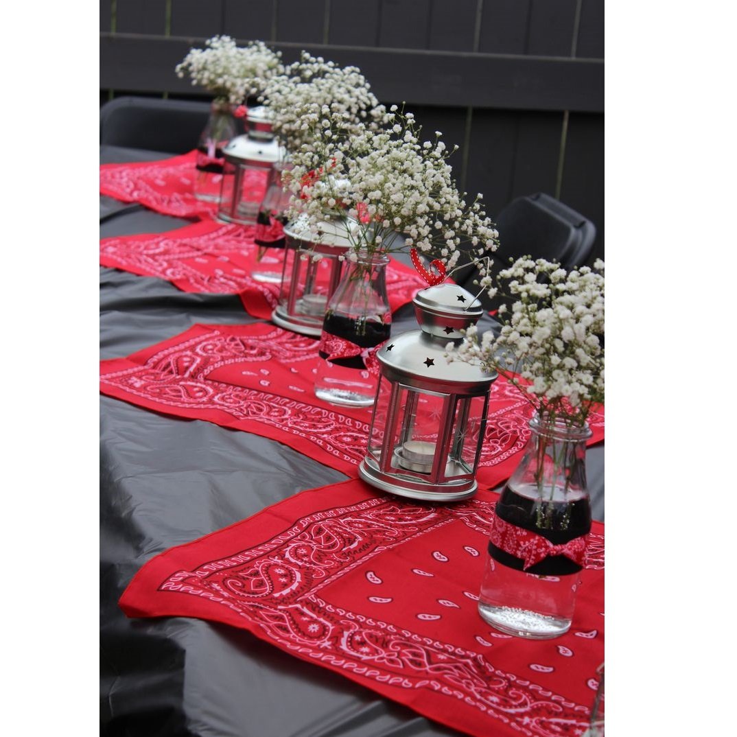 Double Sided Printed XL Cotton Bandana - for Outdoor & Fashion Accessories