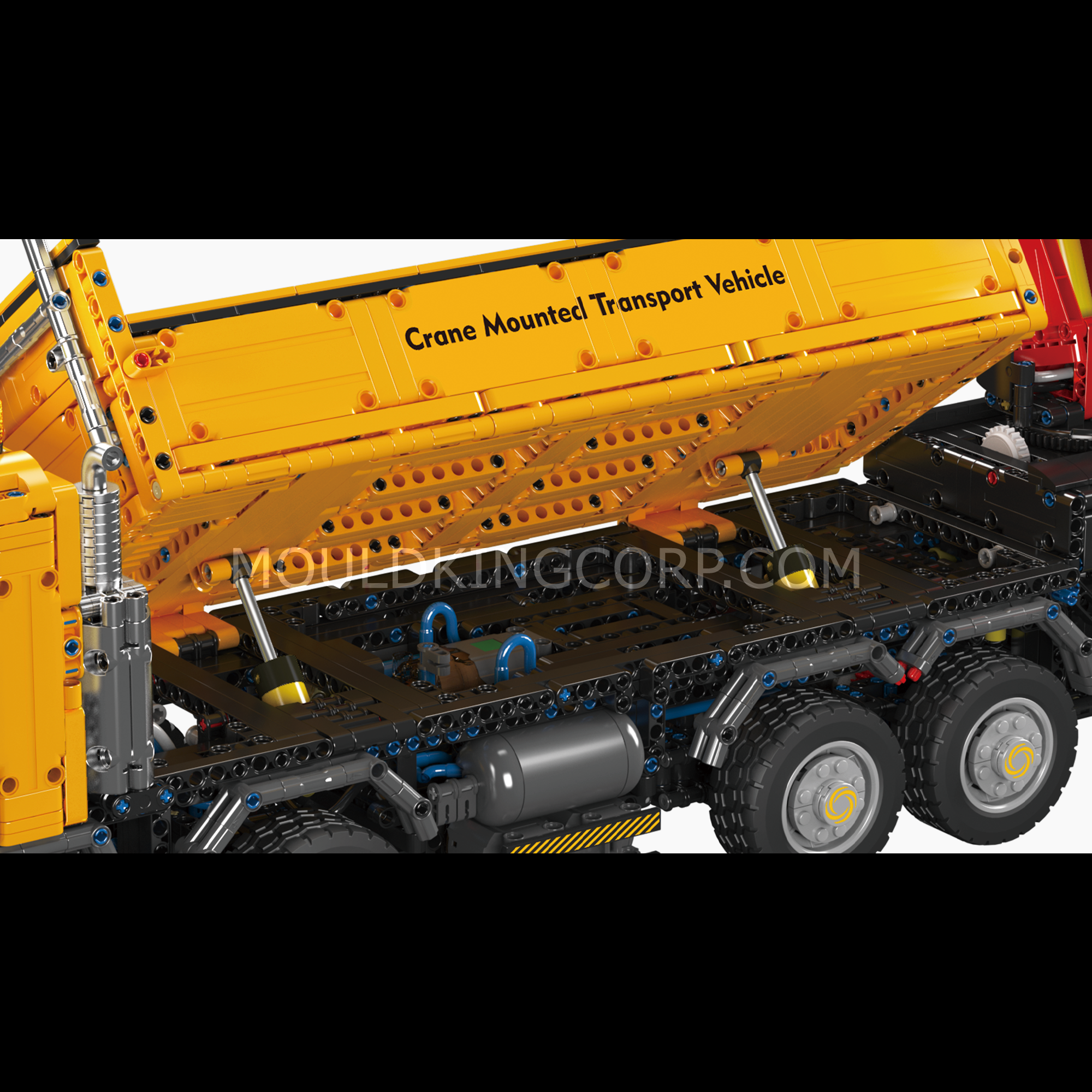 Mould King 17050 Remote Control Crane Truck Building Blocks Set - 4012 Pieces STEM Toy for Kids & Adults | Construction Model Kit for Engineering Enthusiasts & Collectors | Perfect for Birthday Gifts, Classroom Projects & DIY Building Fun