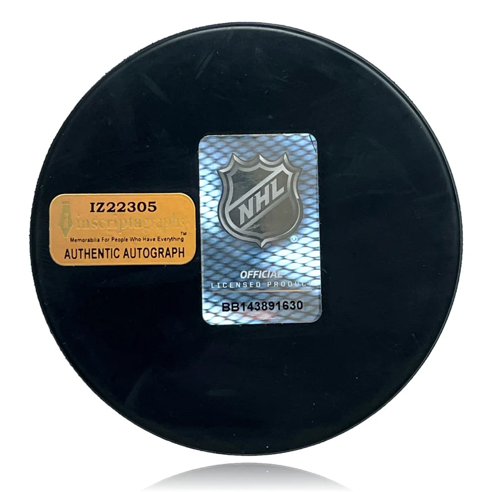 Keegan Kolesar Autographed Vegas Golden Knights Stanley Cup Hockey Puck - Certified COA & IGM Authentic - Perfect for NHL Fans, Sports Memorabilia Collectors & Hockey Gift Ideas