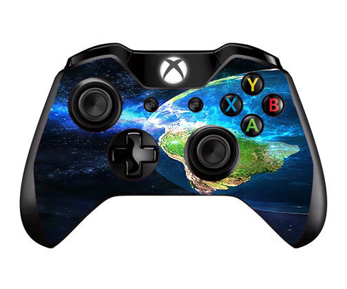 3D Earth Design Xbox One Controller Skin - Custom Protective Cover for Gaming Enthusiasts - Perfect for Xbox One, Xbox One S, and Xbox One X - Great Gift for Gamers