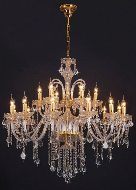 Olivia Crystal Chandelier - Elegant Modern Ceiling Light Fixture for Dining Room, Living Room & Bedroom | Perfect for Home Decor & Wedding Venues