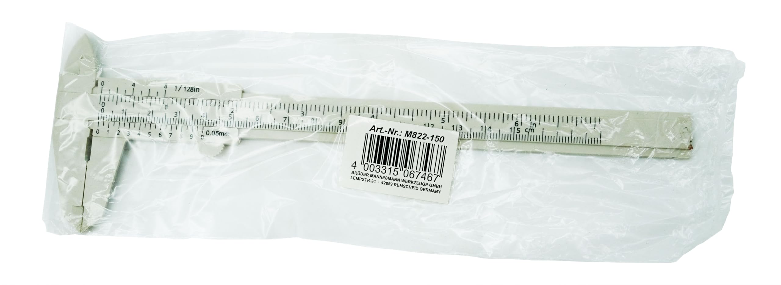 Brueder Mannesmann Tools M 822-150 Plastic Digital Caliper - Precision Measuring Tool for DIY, Woodworking, Metalworking & Engineering Projects